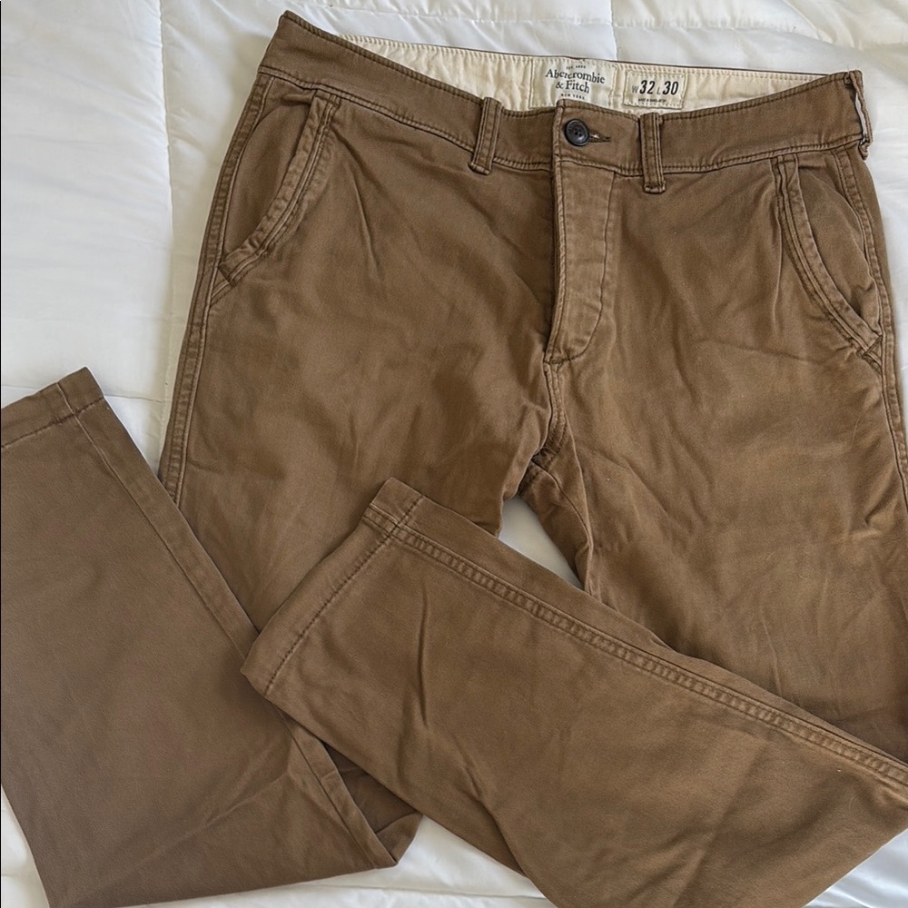 Abercrombie & Fitch Men's Brown Pants